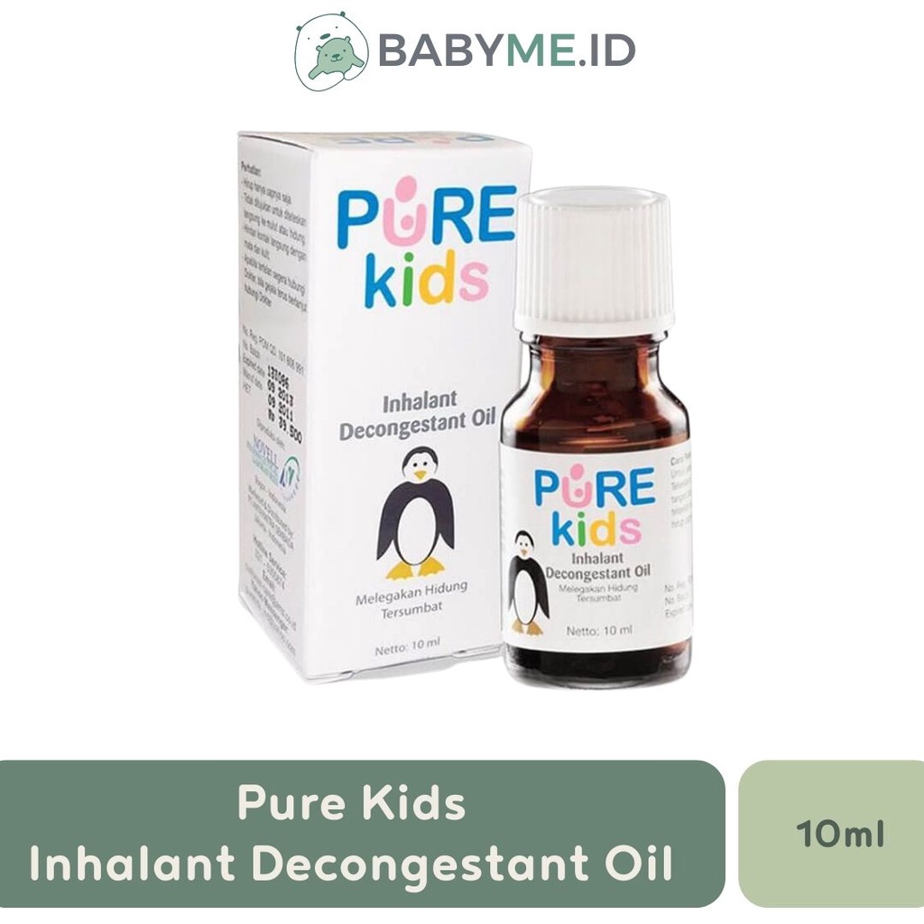 Pure Kids Inhalant Decongestant Oil 10mL | Pereda Hidung Pilek