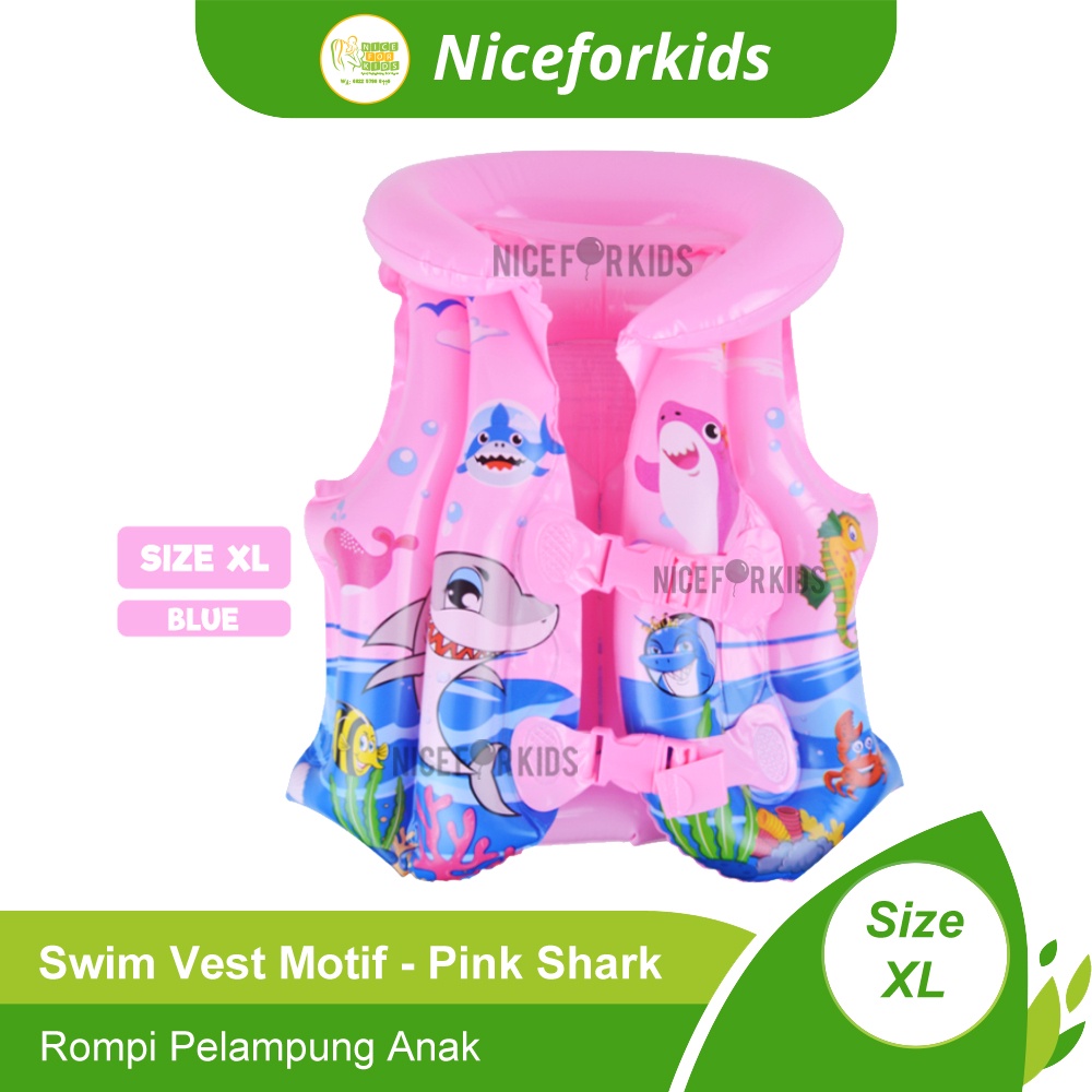 Swim Vest  Anak Motif / Rompi Pelampung Renang Anak Motif