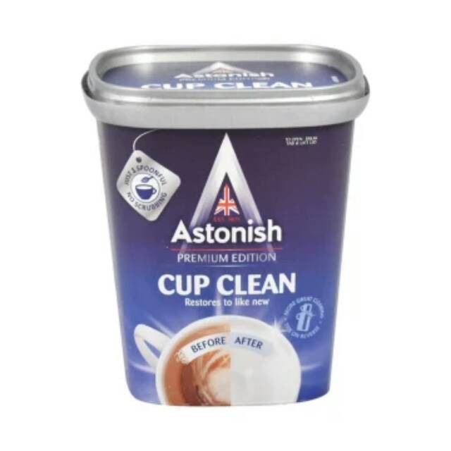 Astonish Premium Cup Clean 350 Gr - Sabun Bahan Pembersih Gelas Cangkir Dan Perabotan Kaca Keramik B