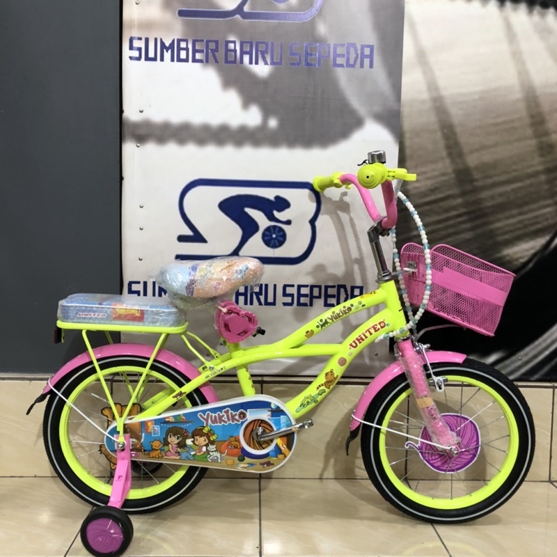 SEPEDA ANAK MINI UNITED YUKIKO 16 INCH