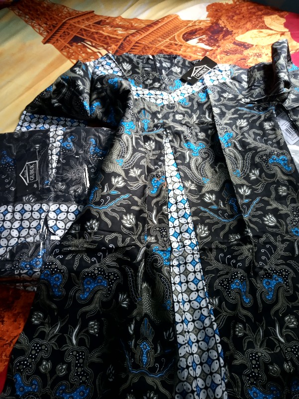 Atasan Batik Dolby Dolbi Dobby Doby Tenun Sutra Tulis Halus Katun Atbm Baron ,sarombit Atasan