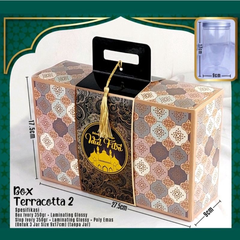 

Box terracotta idulfitri box terracotta lebaran (4pc)