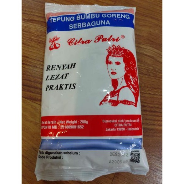 Tepung Bumbu Goreng Serbaguna Citra Putri 250g