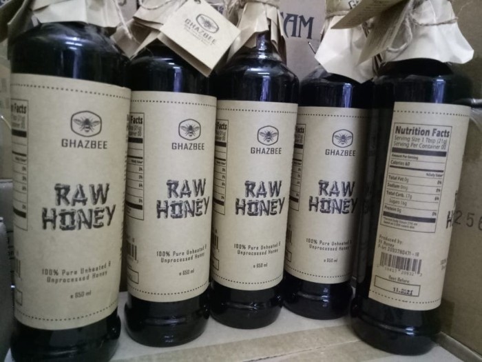 

TERBARU MADU GHAZBEE / MADU LEBAH HUTAN / 100% RAW NATURAL HONEY 650ML