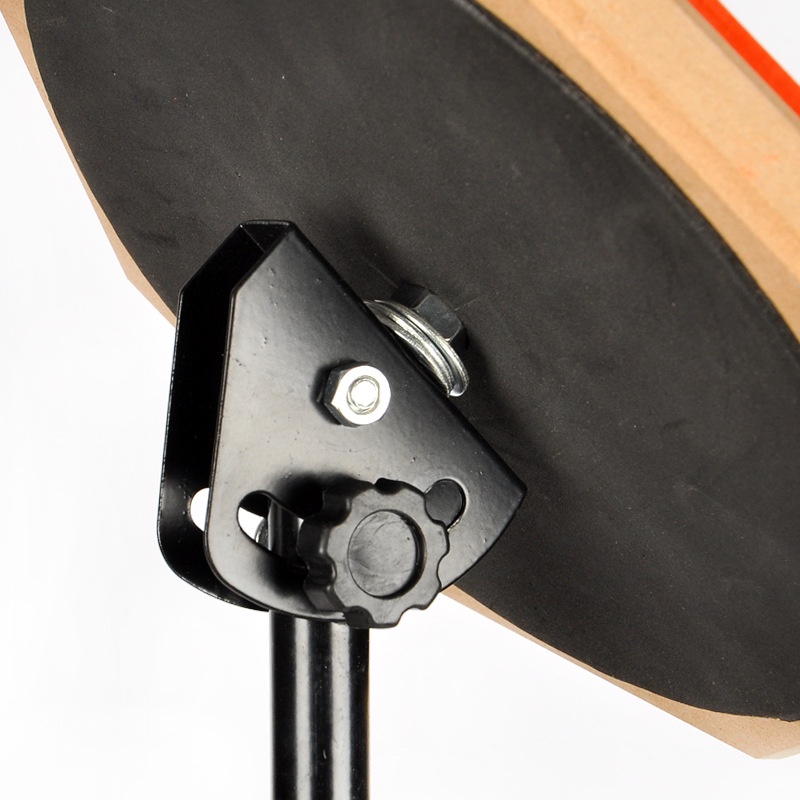 Set Drum Pad Bahan Karet Kayu Ukuran 8 Inci Dengan bracket Bold