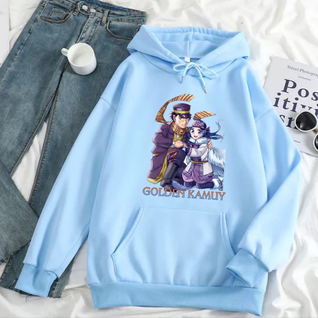 Hoodie Sweater Anime Golden Kamuy Season 4 Asirpa Saichi Suaimoto Hyakunosuke Ogata Shinpachi Nagakura Pria Wanita Hoodie Anime Oversize Xxl Murah Sweater Anime Wanita Anak Baju Atasan Golden Kamuy