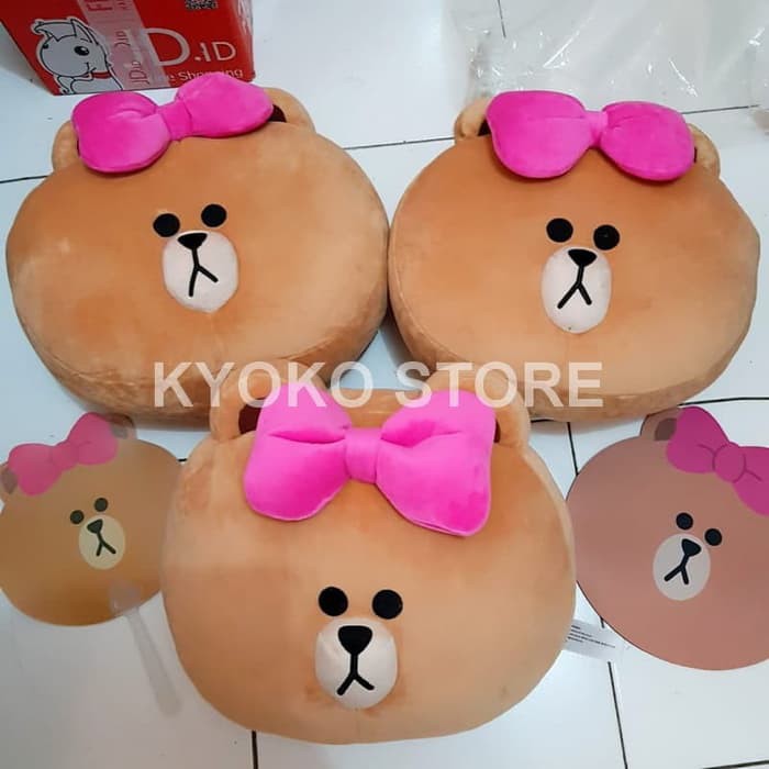 Unik Boneka Bantal LINE Cushion CHOCO Diskon