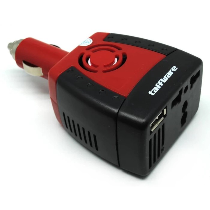 Inverter Mobil 150W 220V AC EU Plug USB Charger 0.5A