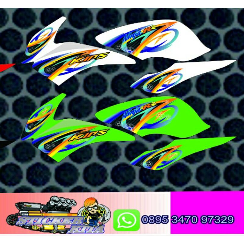 Striping ninja rr striping ninja rr variasi striping ninja rr custome sticker variasi sticker motor