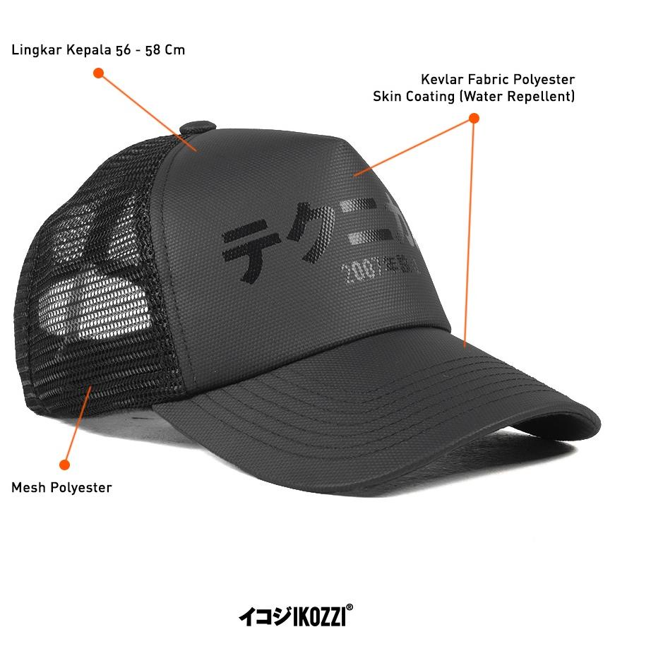 Terbaik.. IKOZZI GOODS Topi Trucker - Topi Jaring