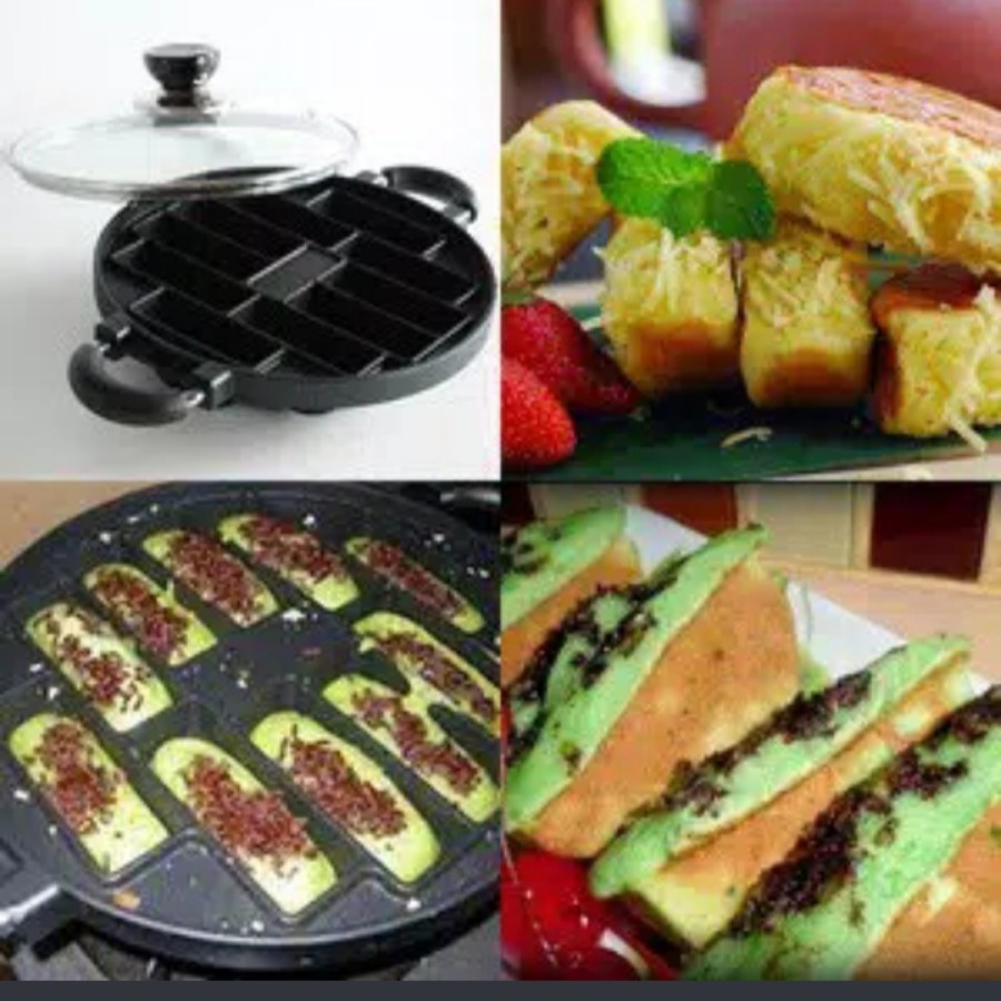 Cetakan kue pukis 10 lubang alat masak dapur kitchen pastry baking set