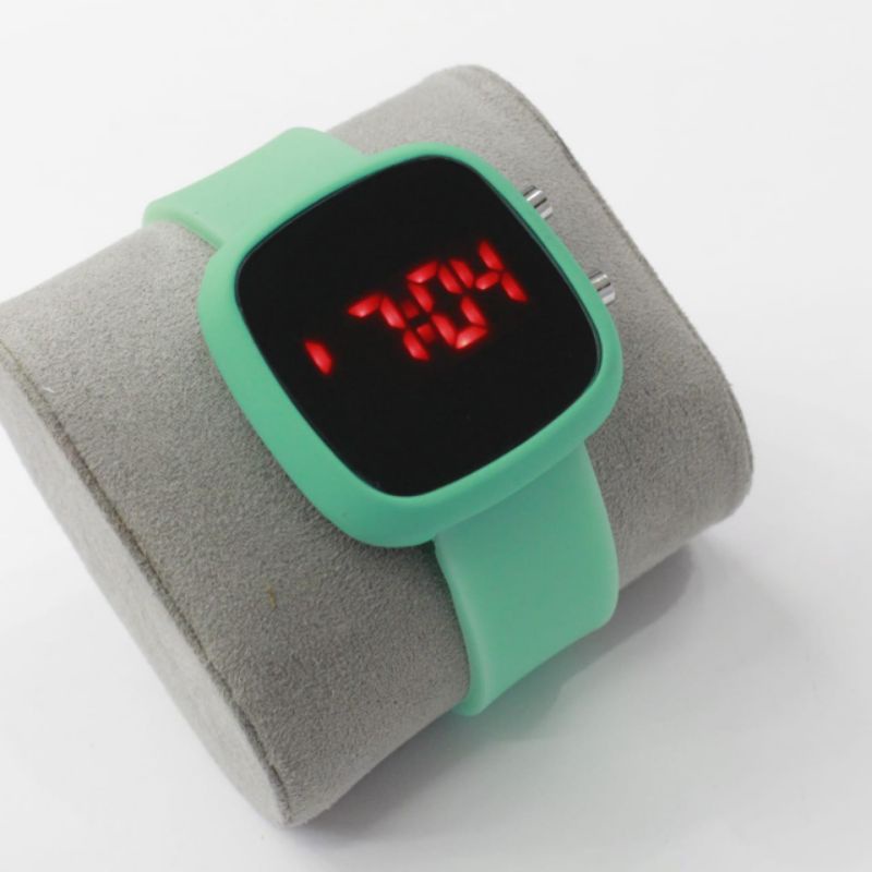 JAM TANGAN WANITA LED WATCH WARNA SEGI MINI