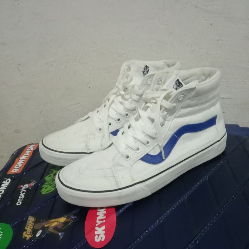 sepatu sk8 white second