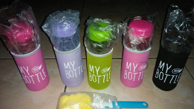 My Bottle Full Warna Dofff + Pouch + Bubble Warp  Zy