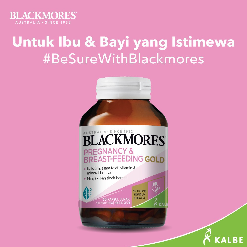 Blackmores Pregnancy and Breast Feeding Gold isi 60 Pelancar Asi - Kabakids Store