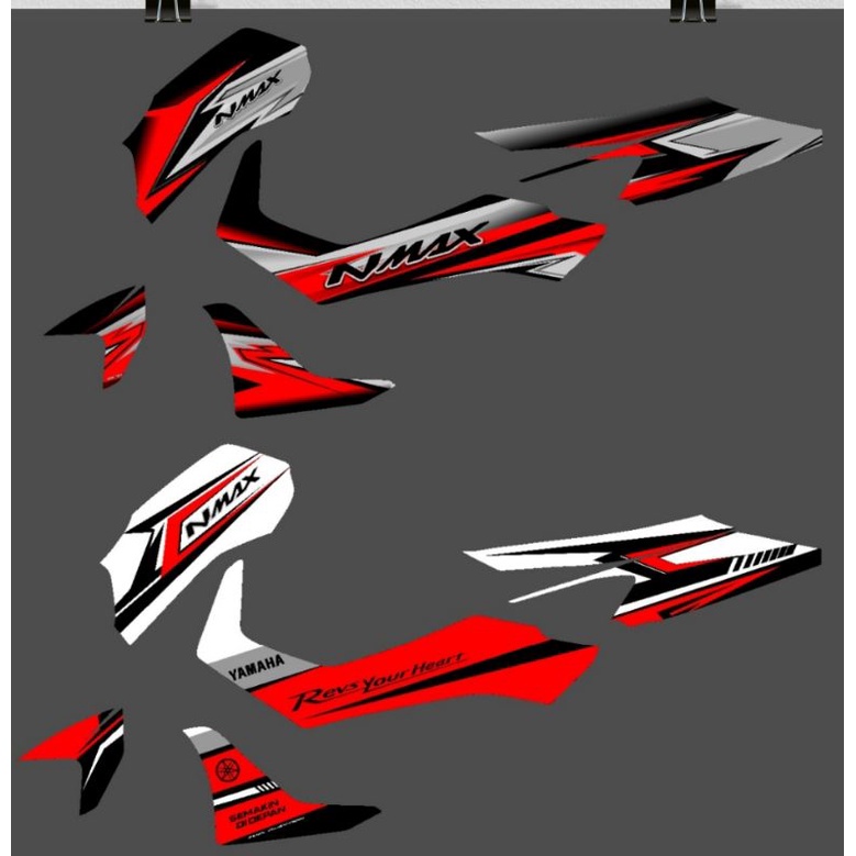 Striping Nmax - N Max 2020 2021 New Variasi Yamaha Sticker Stiker Skotlet Motor Lis