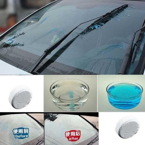 Tablet Sabun Pembersih Wiper Kaca Mobil Auto Windscreen Cleaner Compac