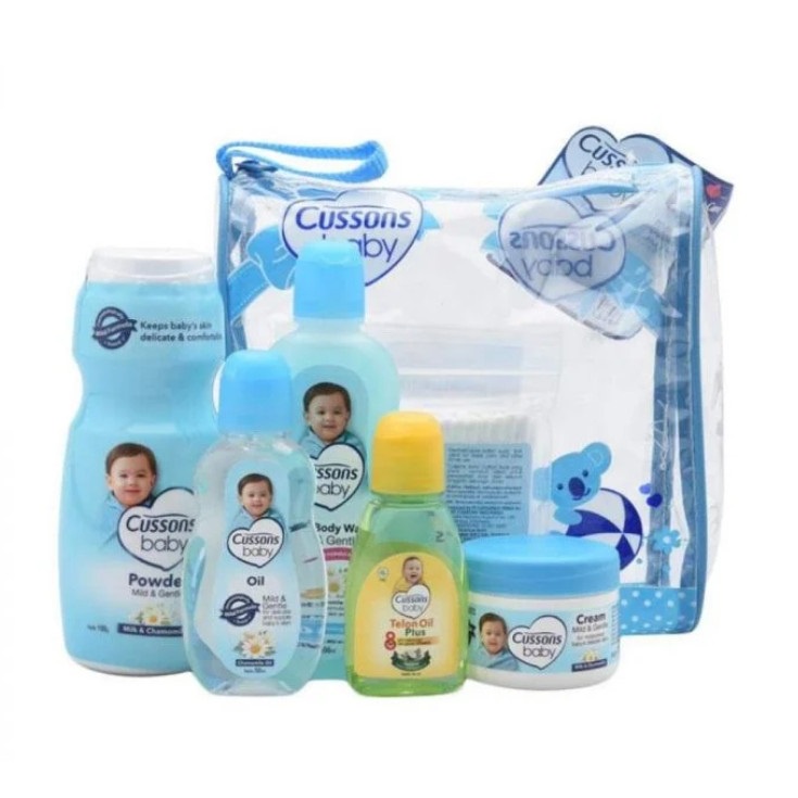 CUSSON BABY Gift Set Medium pack bag PAKET cussons ukuran sedang SABUN BAYI SET PERLENGKAPAN MANDI