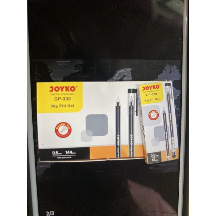

Produk Pulpen Gel Joyko Gp-330 Terbatas
