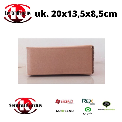 

( ISI 10 PCS )KARDUS / KARTON PACKAGING DOUBLE WALL UK 20x13,5x8,5CM/Kardus medium polos grosir termurah