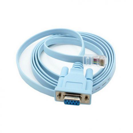 KABEL CONSOLE CISCO RJ45 TO SERIAL FEMALE - RJ 45 TO DB9 FEMALE