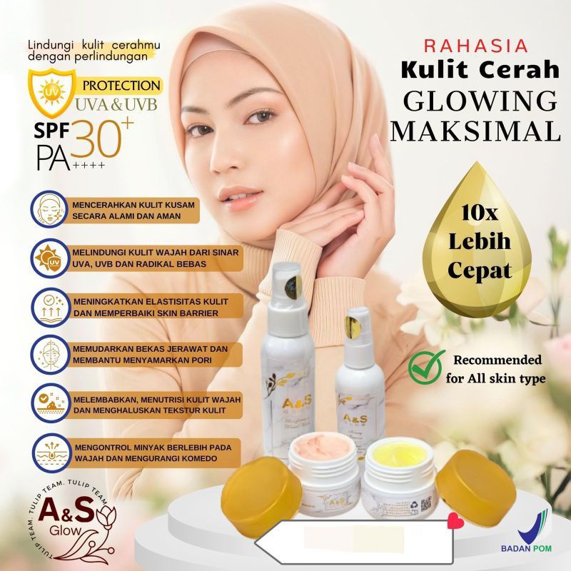 PAKET PREMIUM ISI 5 ITEM/ A&S GLOW BONUS POUCH(PARFUM GEAMOORE)