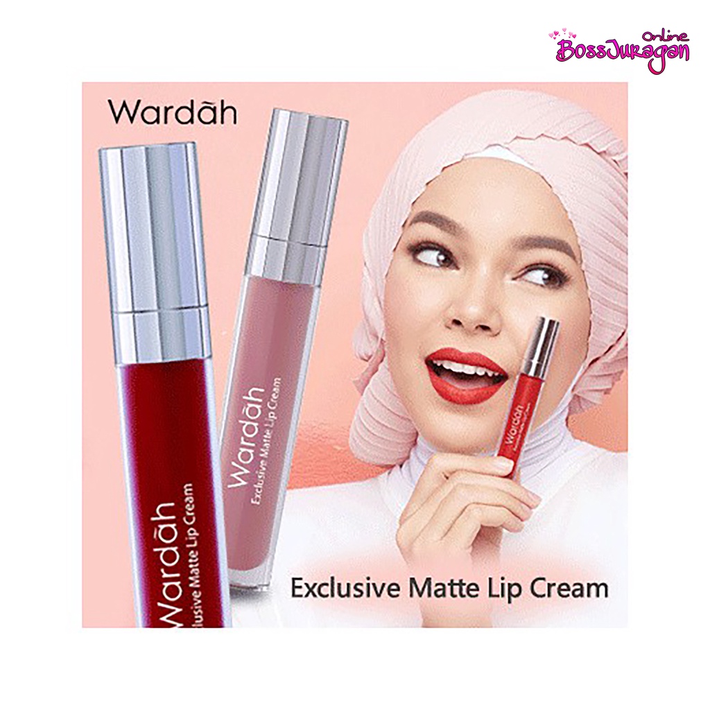 (BOSS) WARDAH Exclusive Matte Lip Cream 4gr