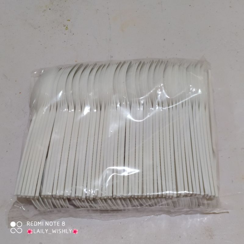 

Luxor sendok teh kecil putih 100pcs