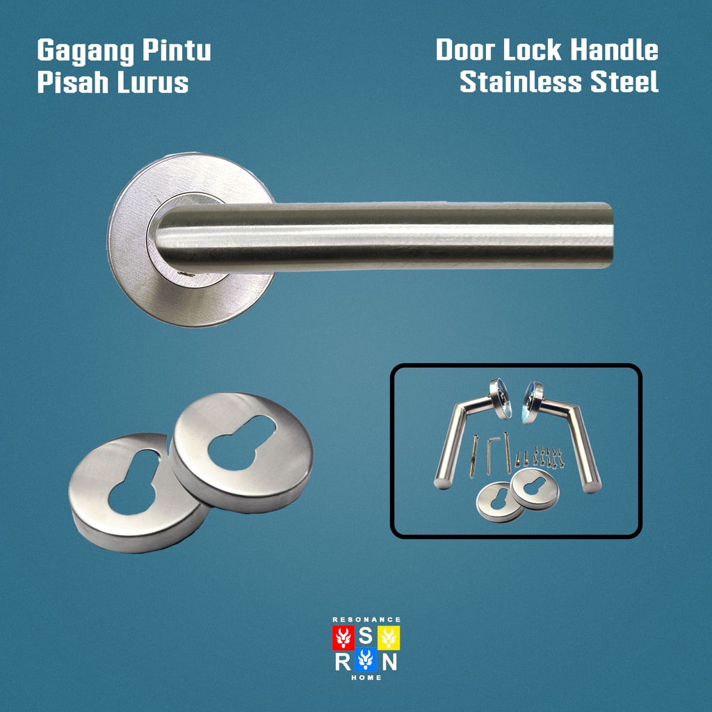 Kunci Pisah Pintu Rumah Premium Rosette SUS 304 Resonance Home