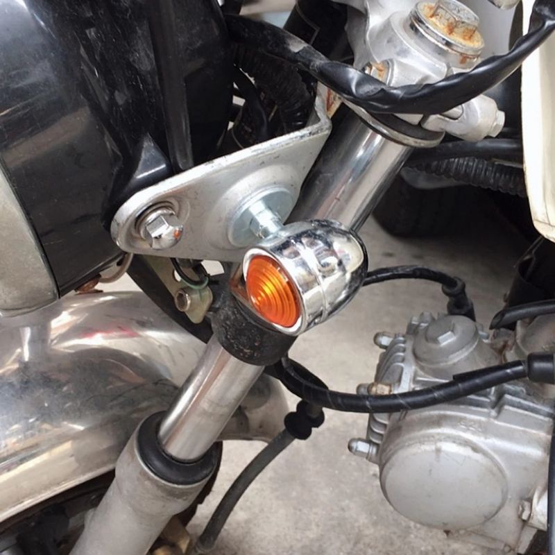 Lampu Sen Motor Model CB Klasik Japstyle Bahan Besi