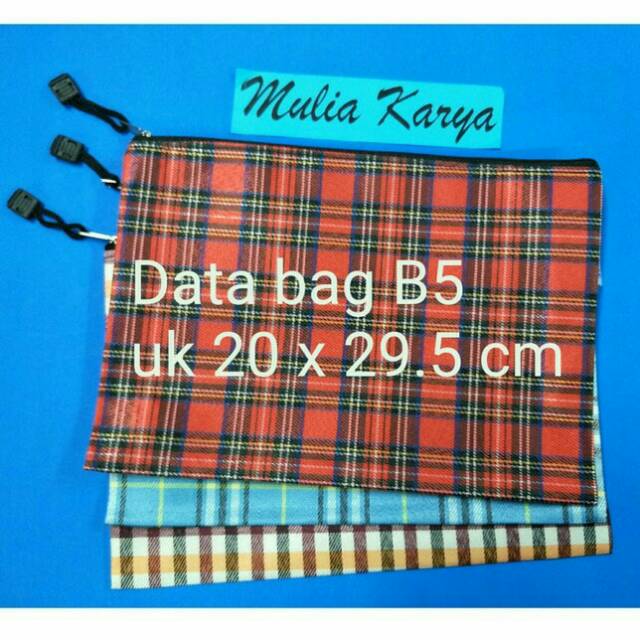 

Map Retsleting / Data bag / Tas Document bag kain restleting B5 / zipper bag