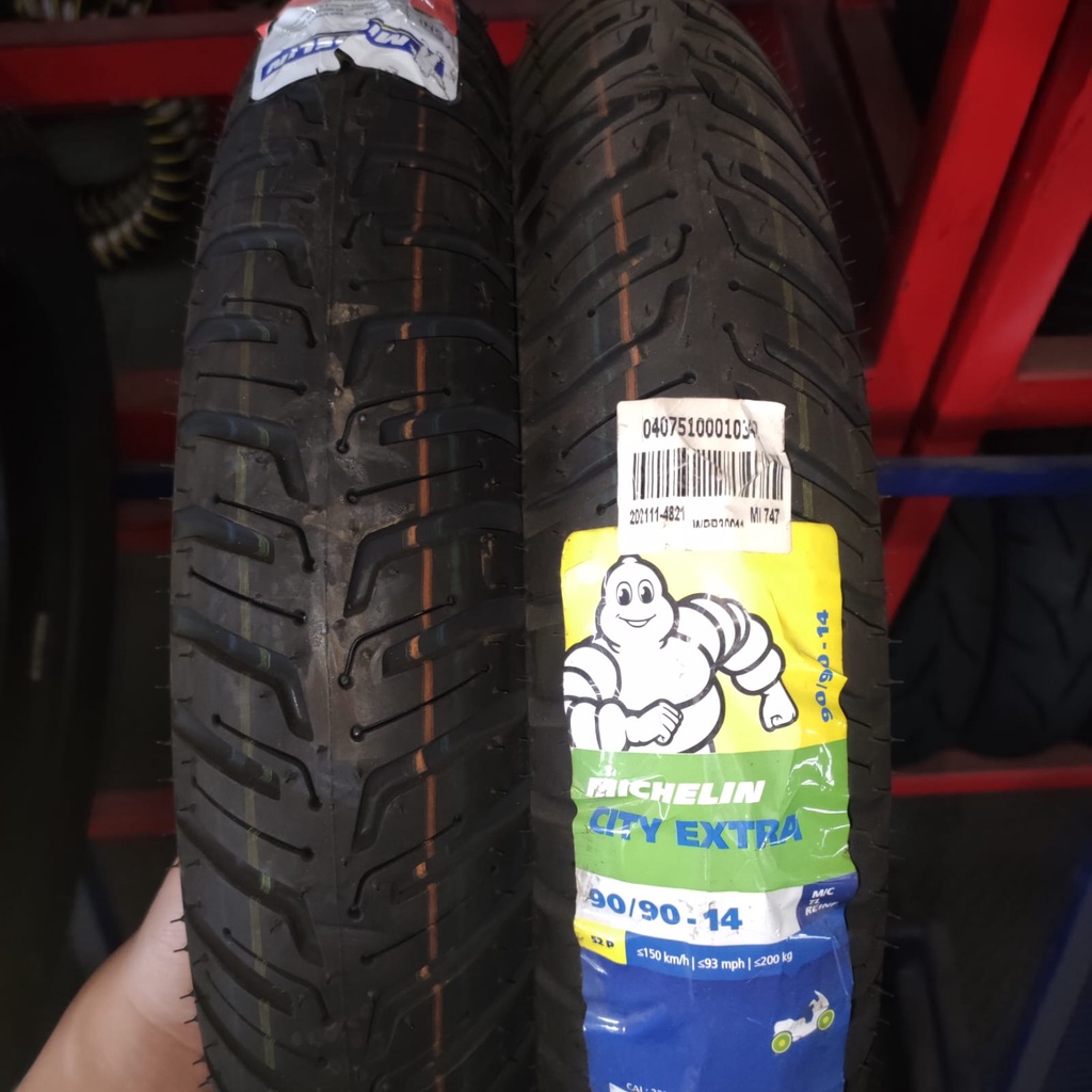 Ban motor matic Michelin City Extra 90 90 14 mio beat vario tubeless (NEW VERSION OF CITY GRIP PRO)