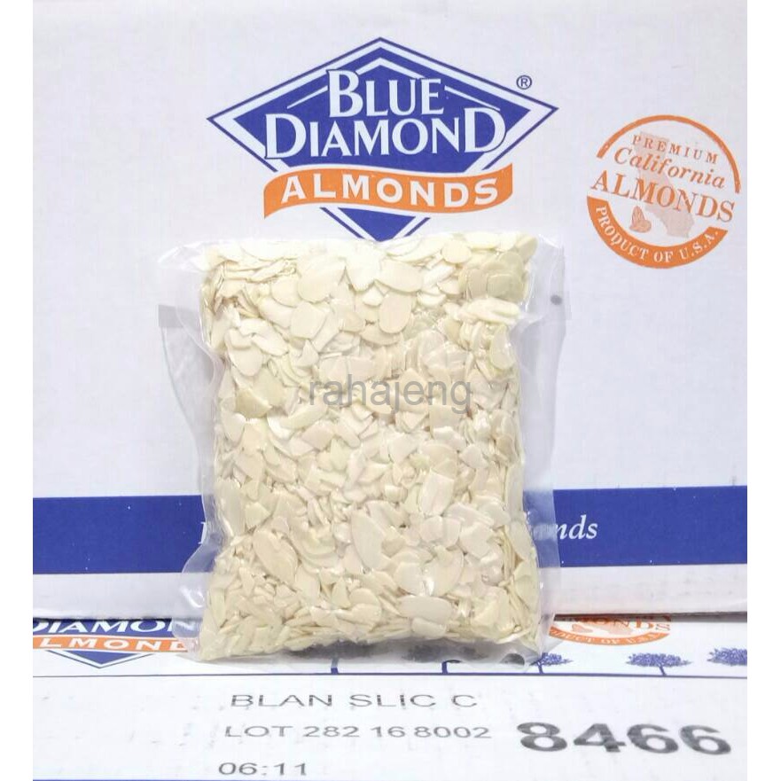 

Almond Slice Roasted / Kacang Almond Slice Panggang Blue Diamond 250gr