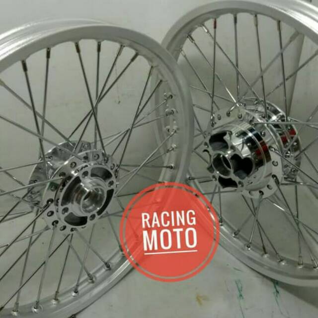 VELG TDR SEPAKET MOTOR SONIC150-SUPRA X125 RING 17X140-140 PLUS STEL VELG TERUS WARNA VELG BISA REQ