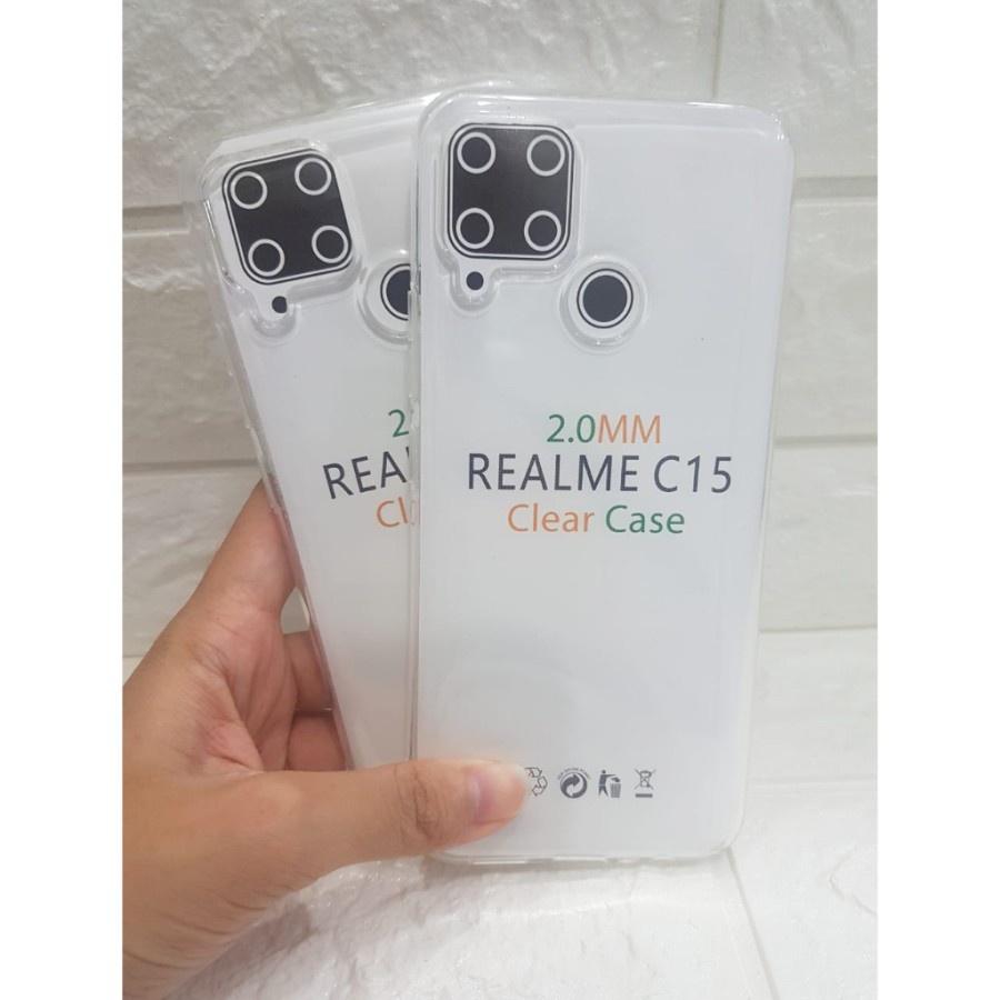 Clear Case Premium HD Transparan Realme C15,Realme C17,Realme 3,Realme 5,Realme 5 Pro