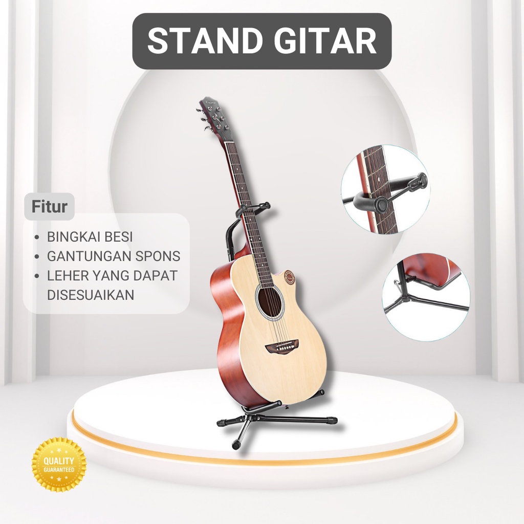 Stand Gitar Akustik - Listrik - HK00433 - Black