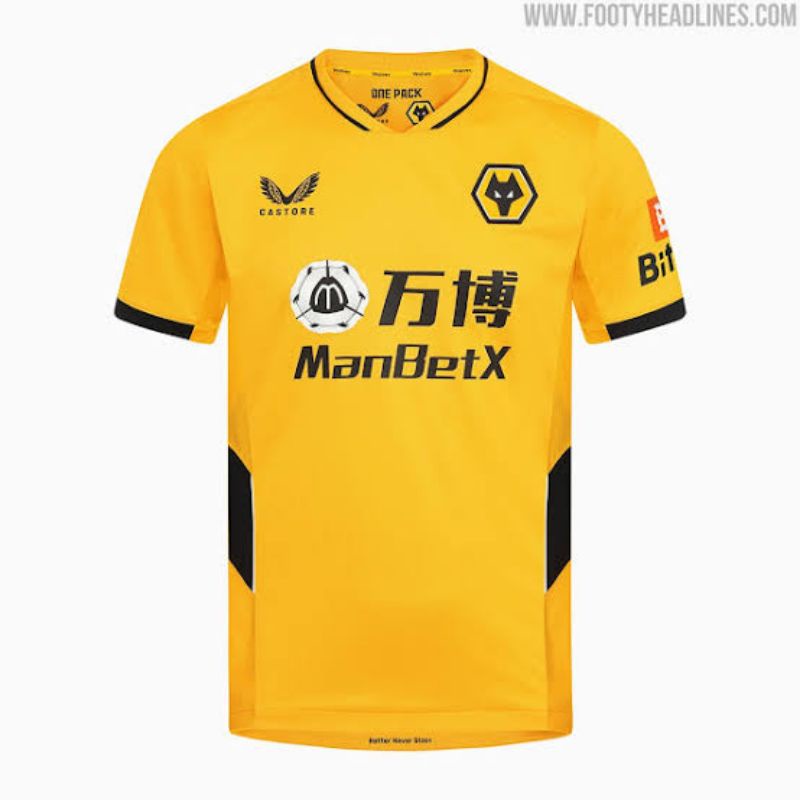 Jersey Bola WOLVERHAMPTON Home 2021-2022 Import Thailand High Quality