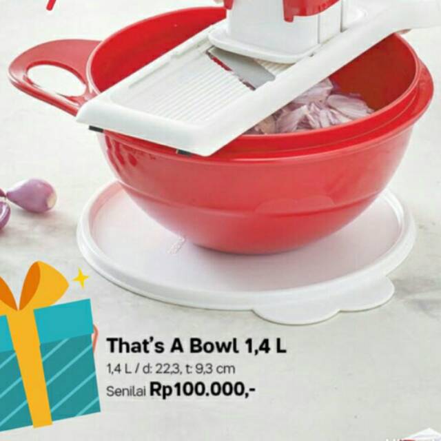 That's A Bowl 1.4 liter Tupperware