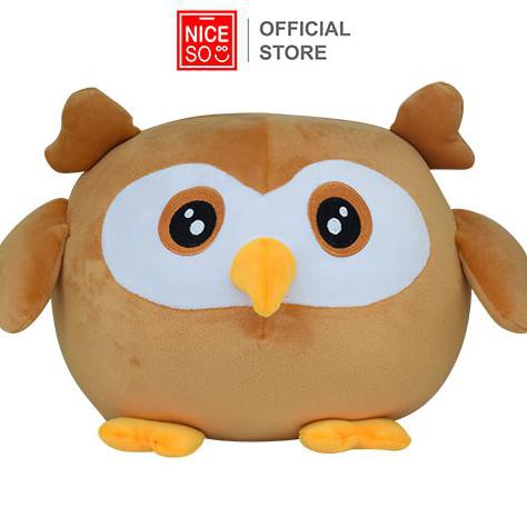 Boneka Binatang NICESO Official Doll Owl Aurelia 6366 - Cokelat