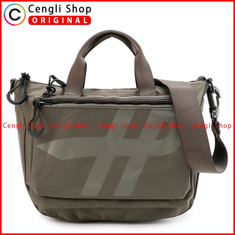 TAS SELEMPANG PRIA HUSH PUPPIES SLING BAG ORIGINAL HIJAU OLIVE GREEN HM006