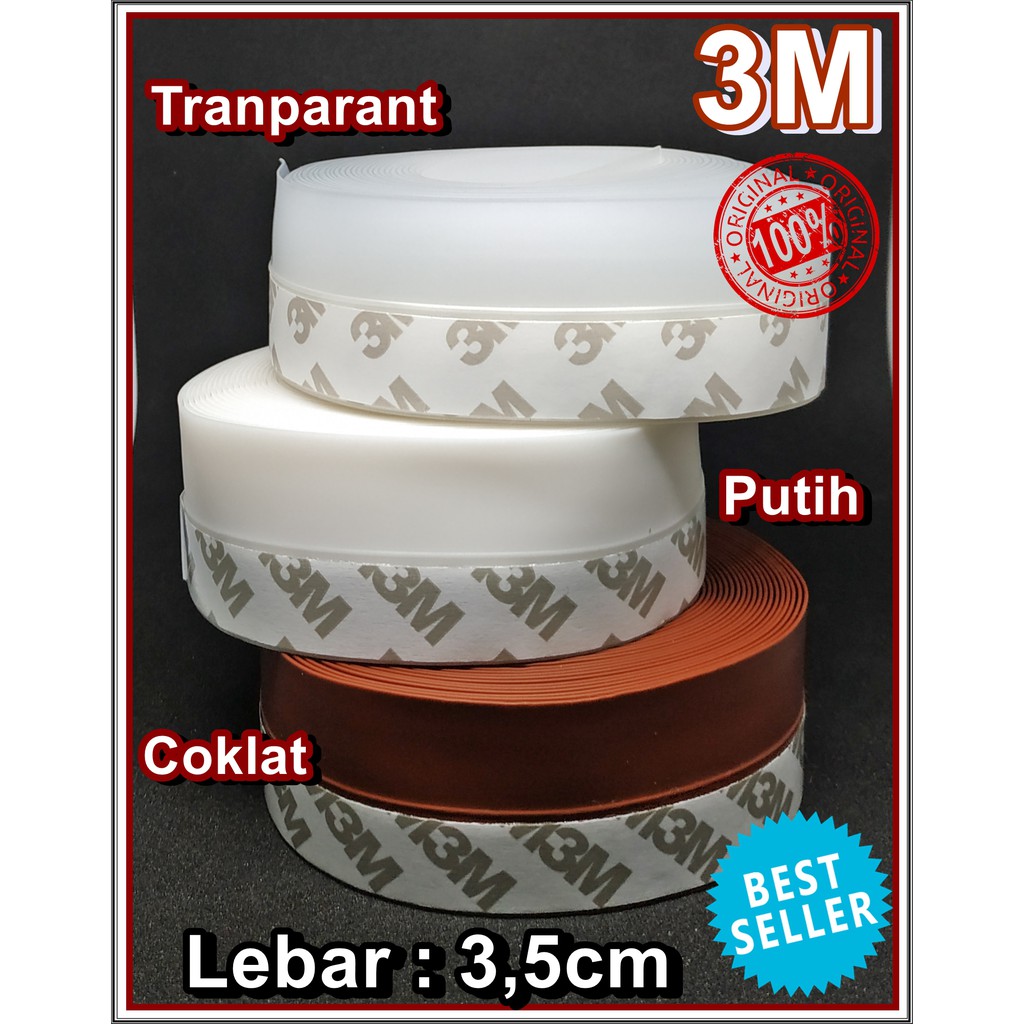 3,5CM DOOR SEAL/PENUTUP CELAH BAWAH PINTU/PENUTUP CELAH PINTU/PENUTUP PINTU BAWAH/SEAL PINTU 3M