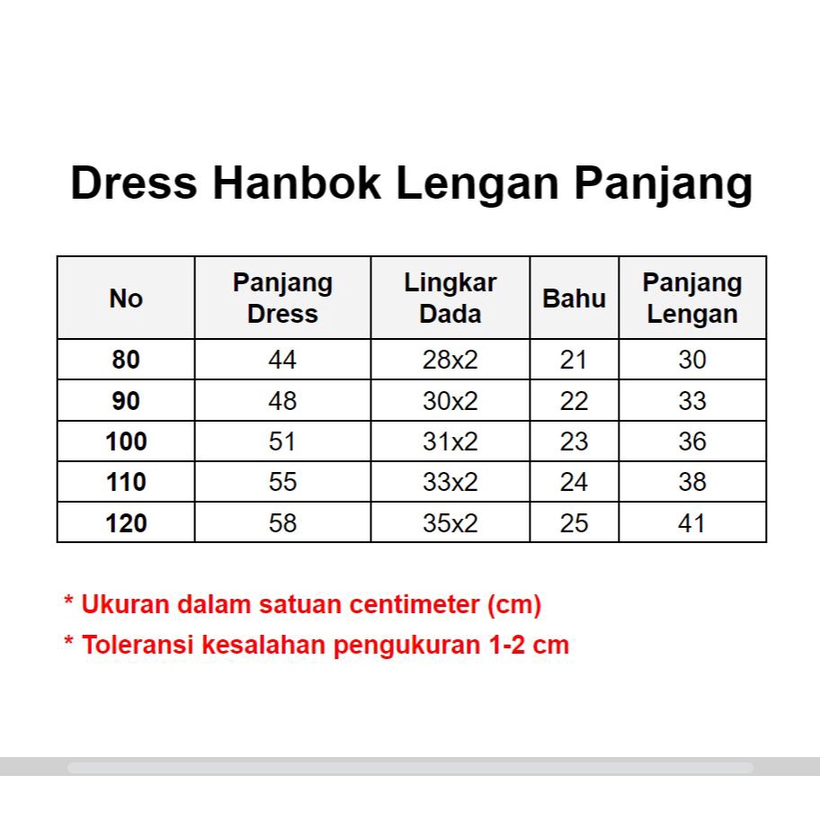 Modern Dress Anak Perempuan Hanbok Korean Gaun Dres Lengan Panjang Japanese Chine Asian Style