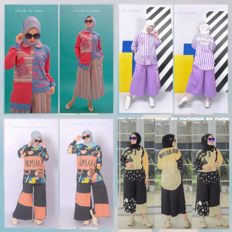 tunik NUMIAA / setelan NUMIA  FS Bangkok