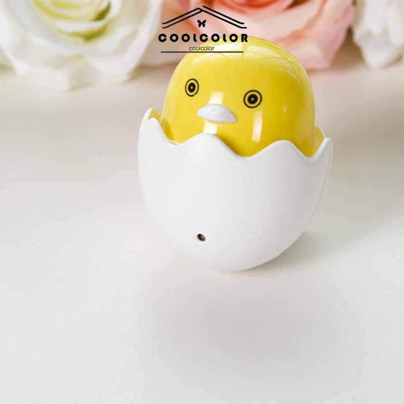 CODBebek Kuning Little Happy Bird Cahaya Kontrol Malam Lampu Lampu Leds Hadiah Kreatif- cl