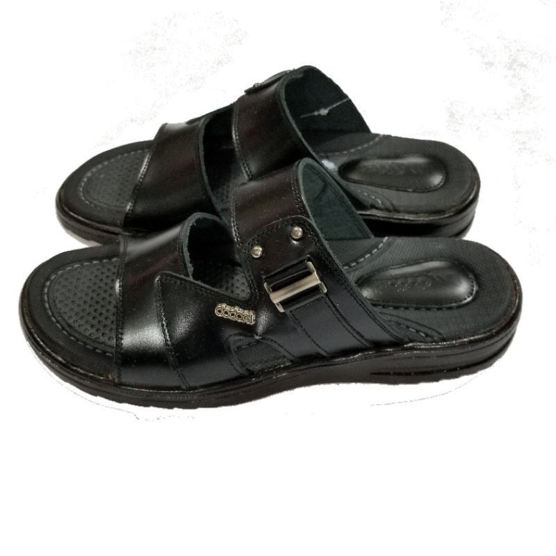 ASLI SANDAL DODONI - TAPAK TEBAL TALI 2 - ASLI KULIT