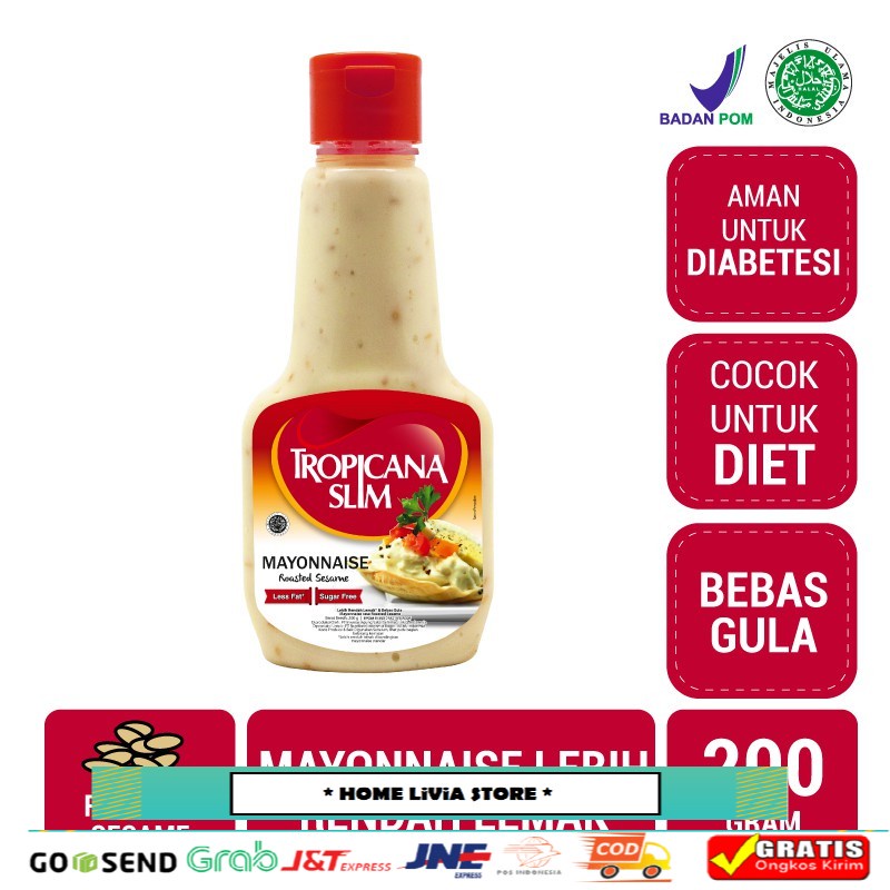 

Tropicana Slim Mayonnaise 200 g - Bantu Dukung Hidup Sehat