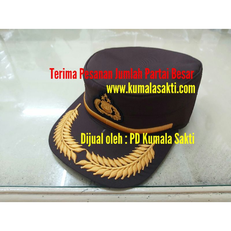 Topi Polisi Pilket Komando Bintara