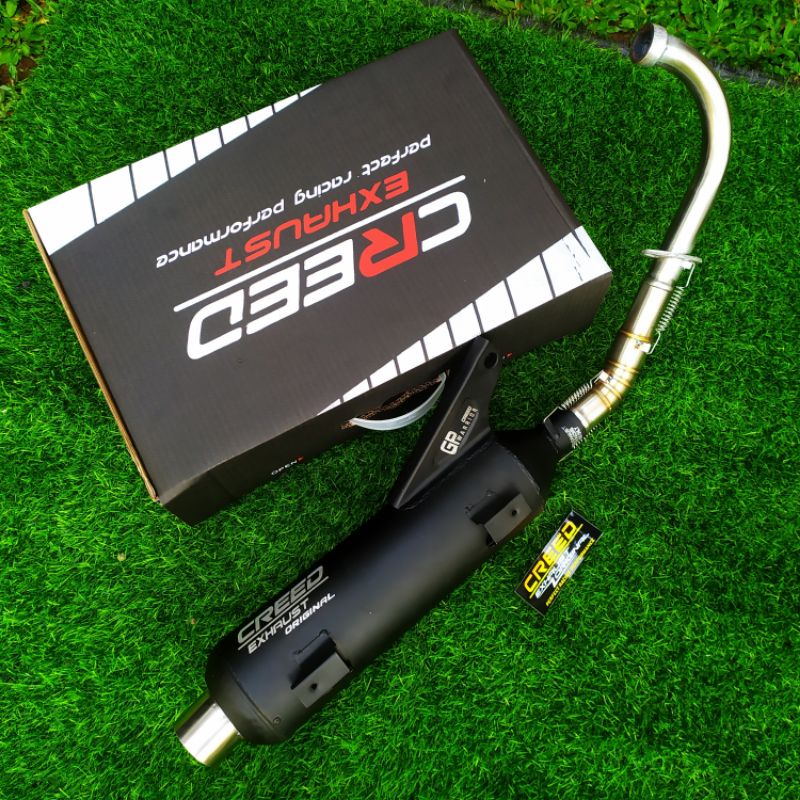 knalpot standar racing tsukigi ngebas padat mio sporty mio m3 mio j vario 125/150 beat