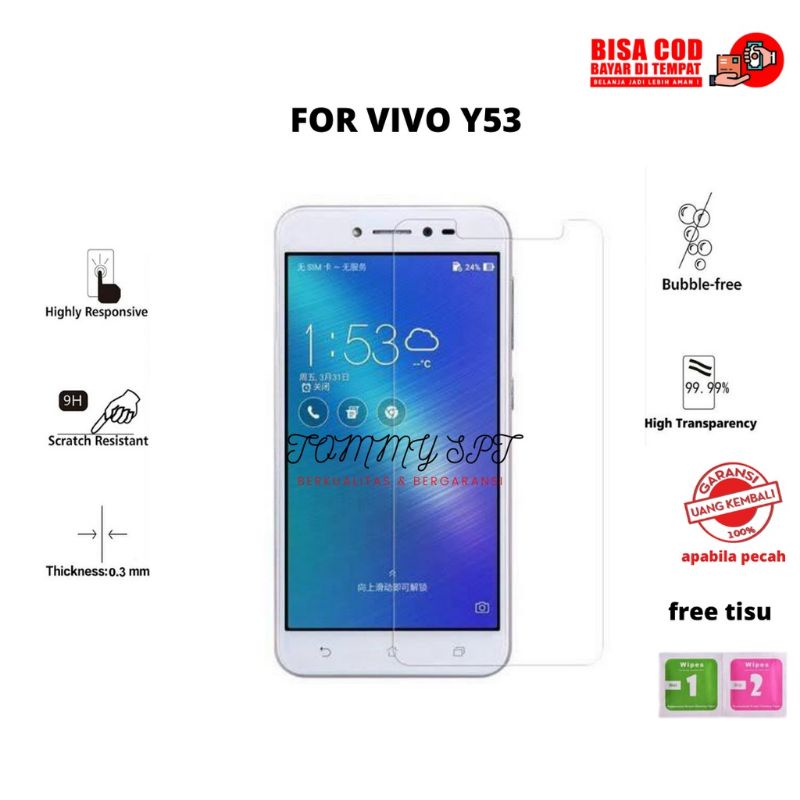 TAMPERED GLASS TG ANTI GORES BENING VIVO Y53 VIVO 1606