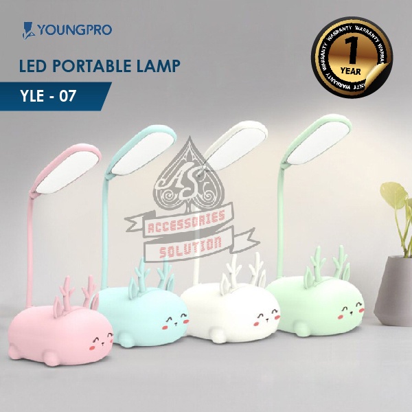 BERGARANSI!! YOUNGPRO YLE-06 - Lampu Meja Belajar Lampu Baca Karakter Lucu